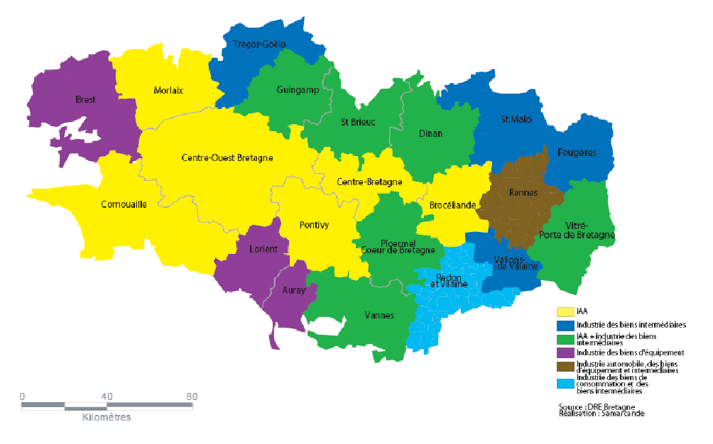 Industries management de transition région bretagne