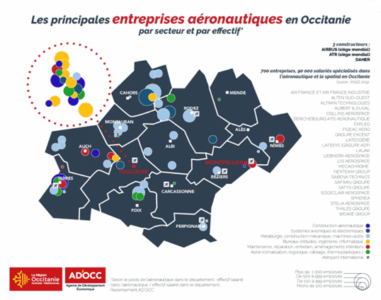 Aéronautique management de transition occitanie